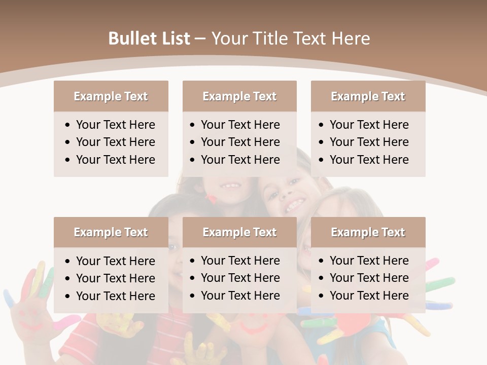 Artistic Entertainment Smiling PowerPoint Template