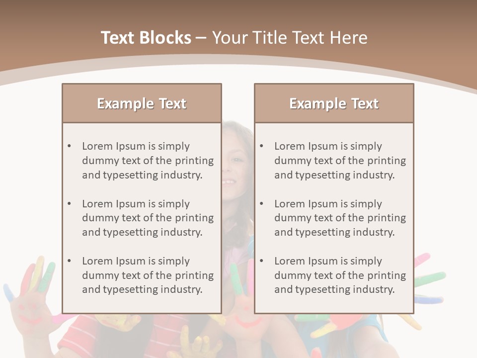 Artistic Entertainment Smiling PowerPoint Template