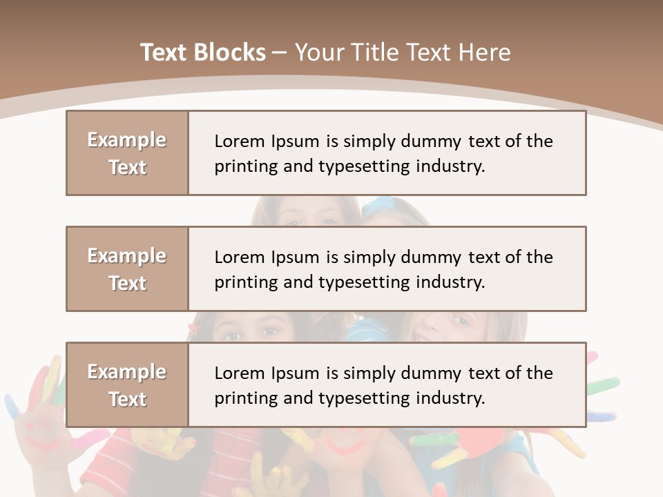 Artistic Entertainment Smiling PowerPoint Template