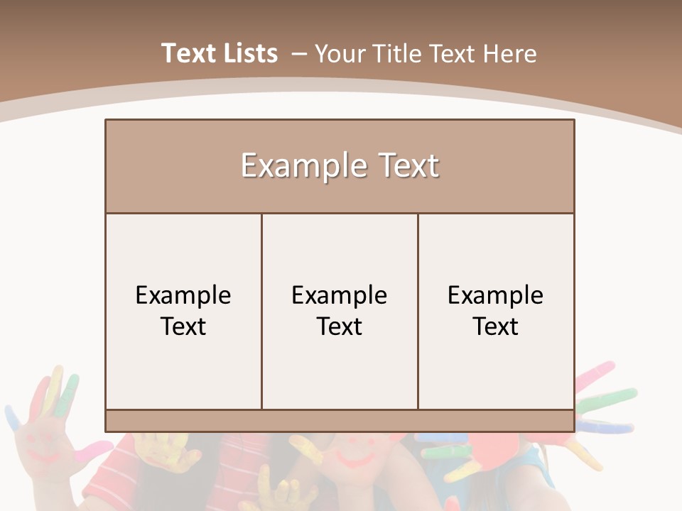 Artistic Entertainment Smiling PowerPoint Template