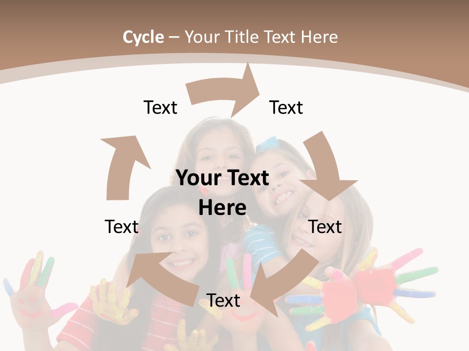 Artistic Entertainment Smiling PowerPoint Template