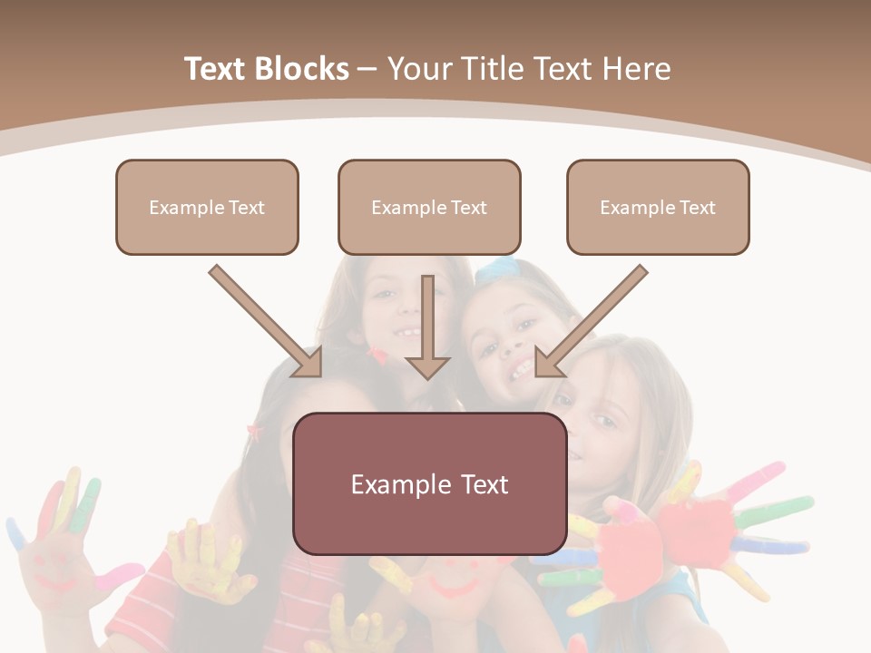 Artistic Entertainment Smiling PowerPoint Template