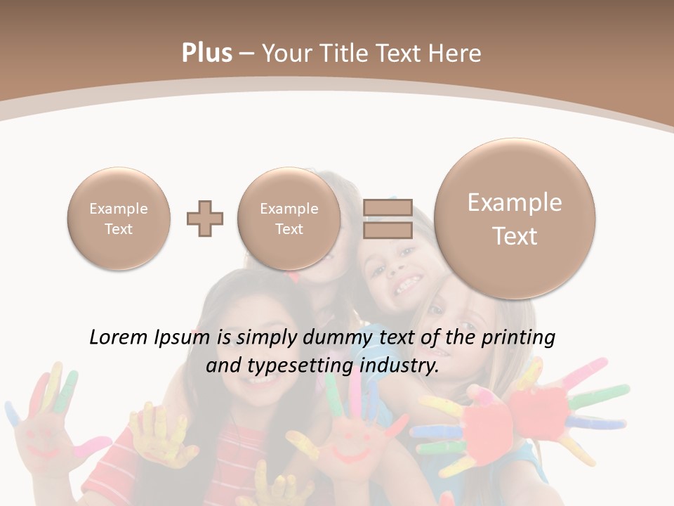 Artistic Entertainment Smiling PowerPoint Template