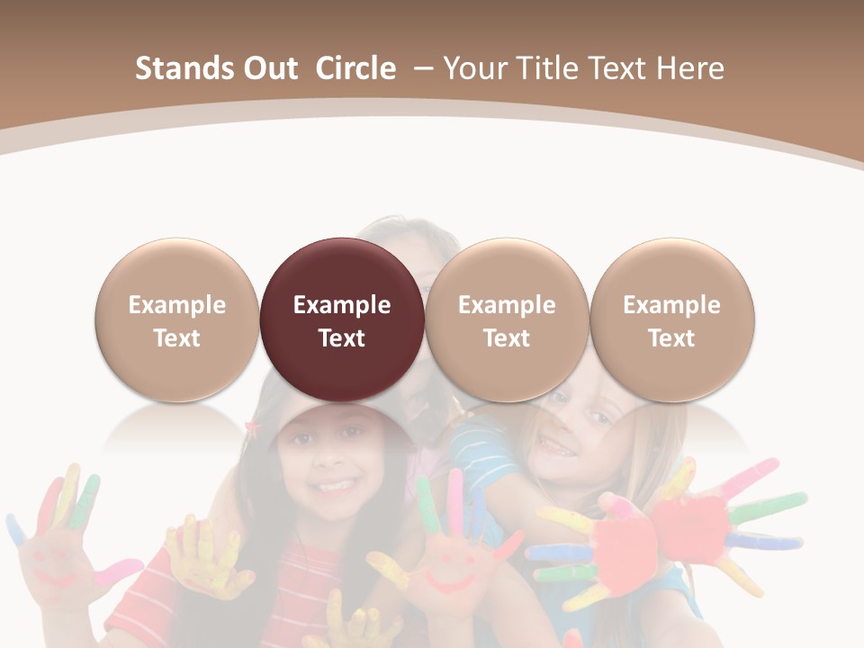 Artistic Entertainment Smiling PowerPoint Template