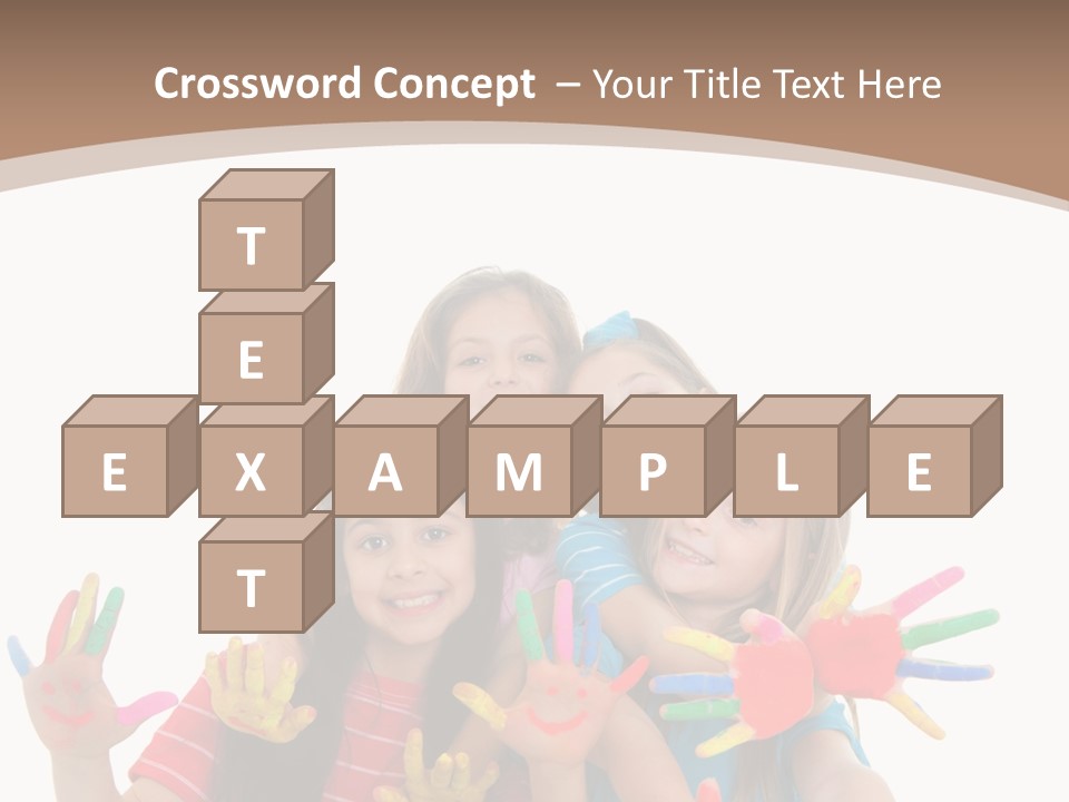 Artistic Entertainment Smiling PowerPoint Template