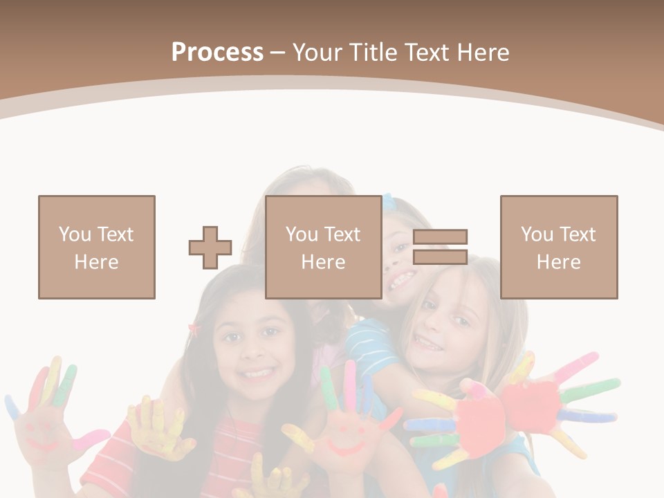 Artistic Entertainment Smiling PowerPoint Template
