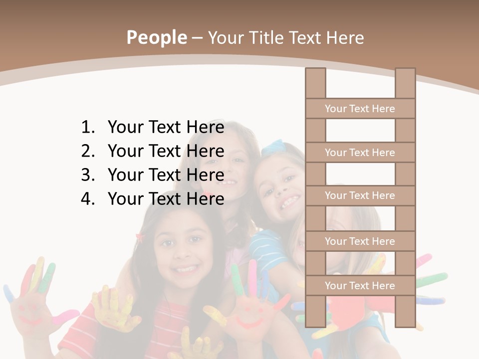 Artistic Entertainment Smiling PowerPoint Template