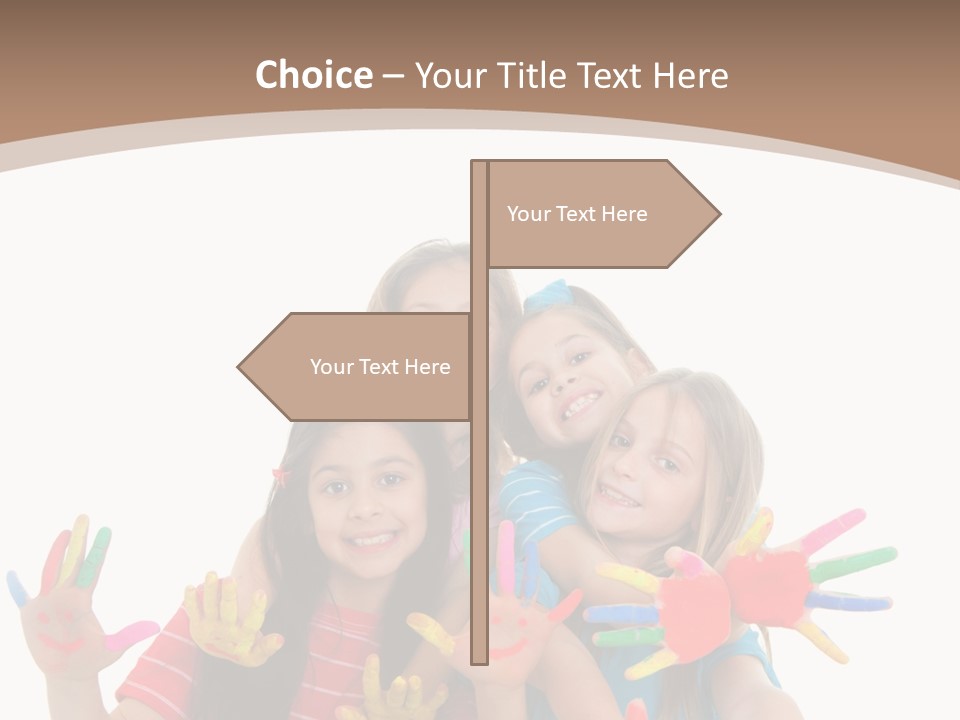 Artistic Entertainment Smiling PowerPoint Template