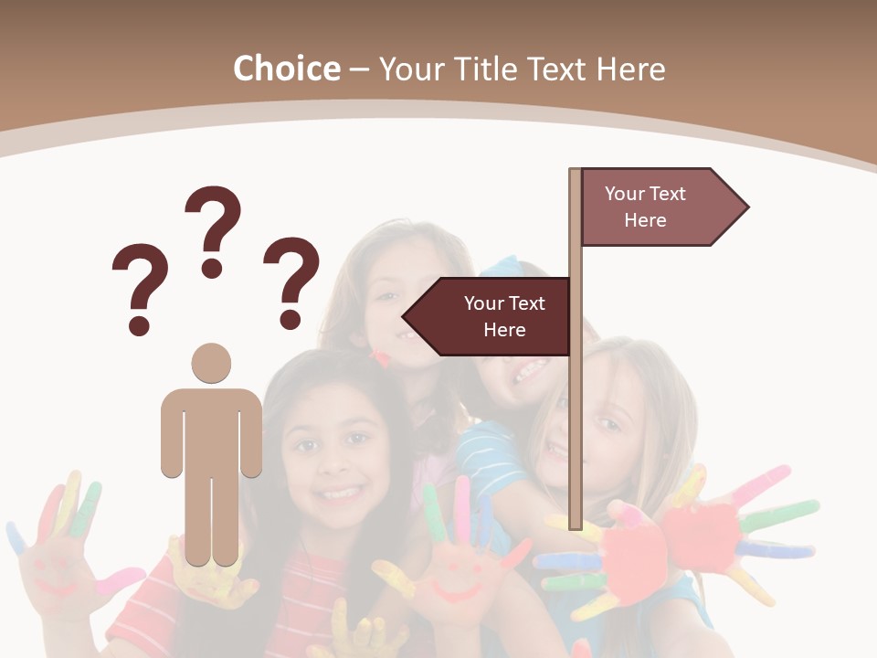 Artistic Entertainment Smiling PowerPoint Template