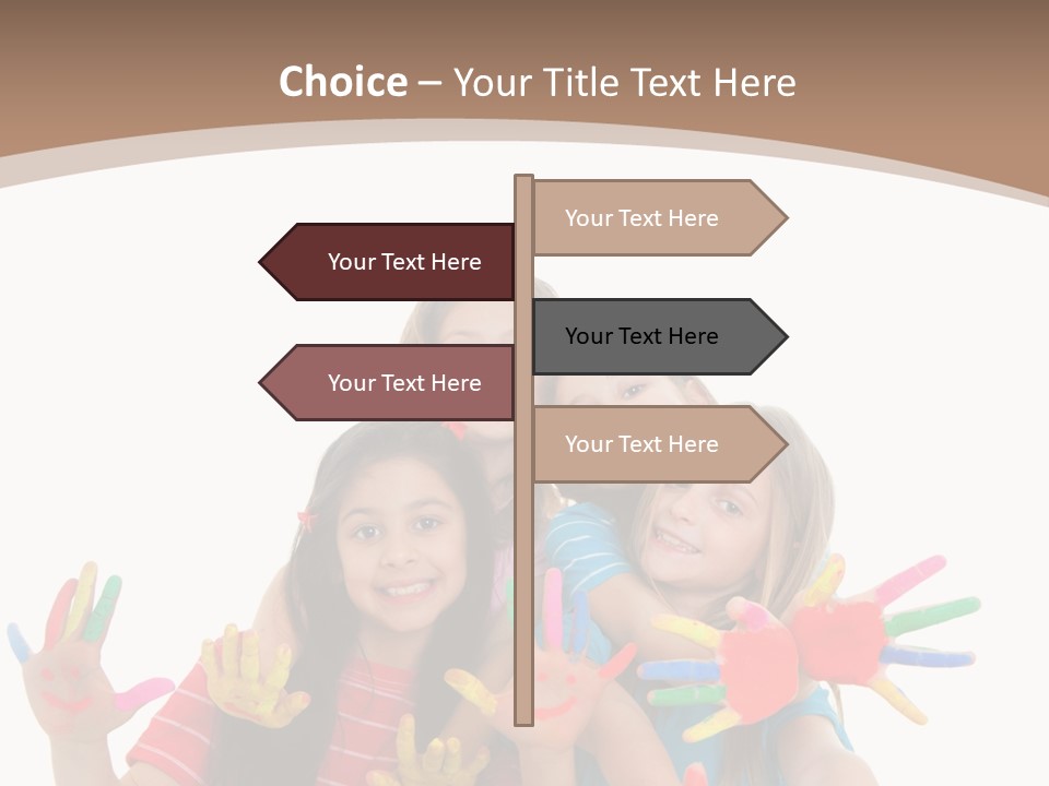 Artistic Entertainment Smiling PowerPoint Template