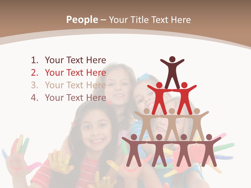 Artistic Entertainment Smiling PowerPoint Template