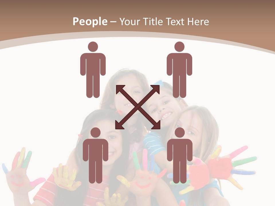 Artistic Entertainment Smiling PowerPoint Template