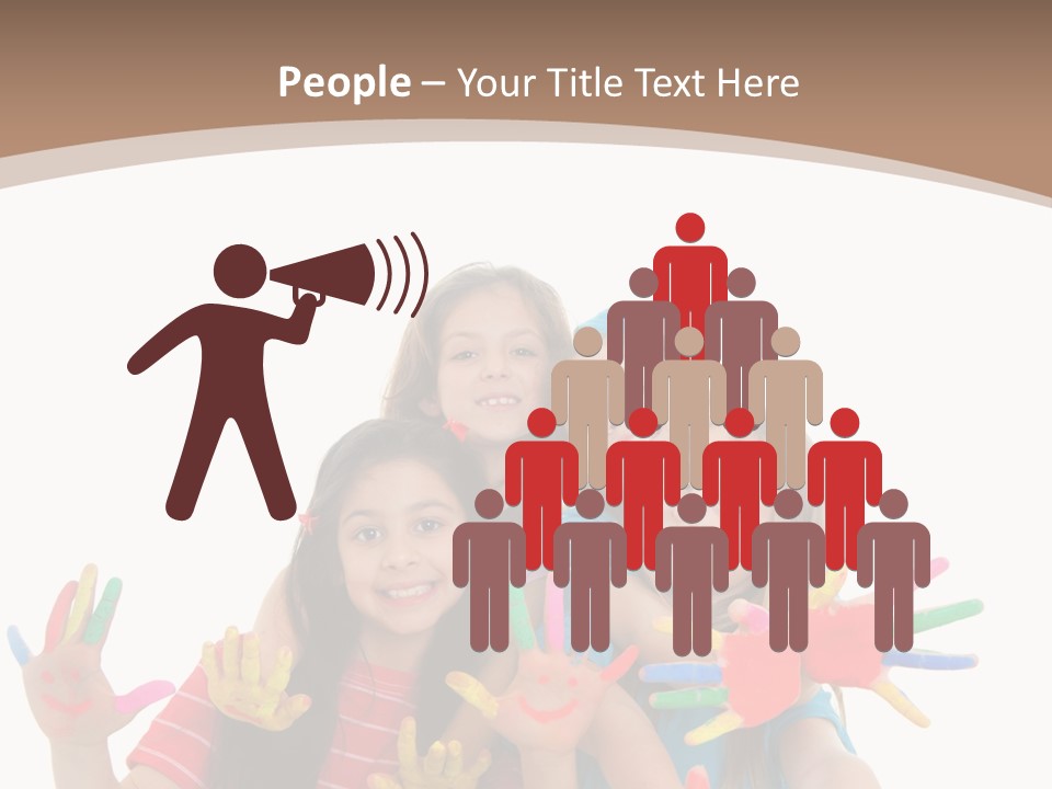 Artistic Entertainment Smiling PowerPoint Template