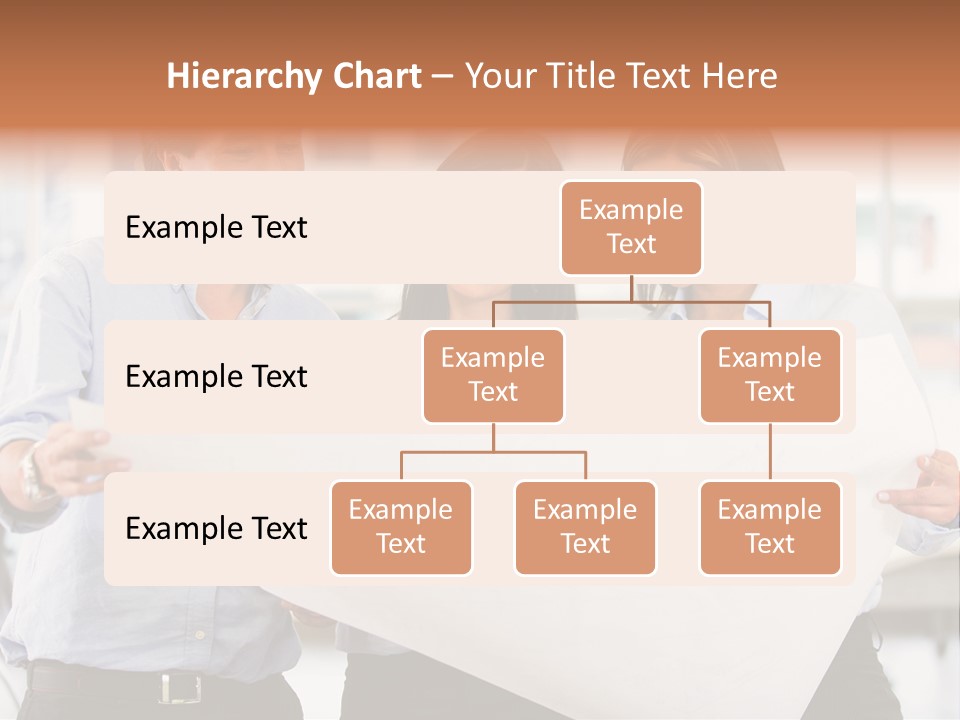 Colleagues Smiling Business PowerPoint Template