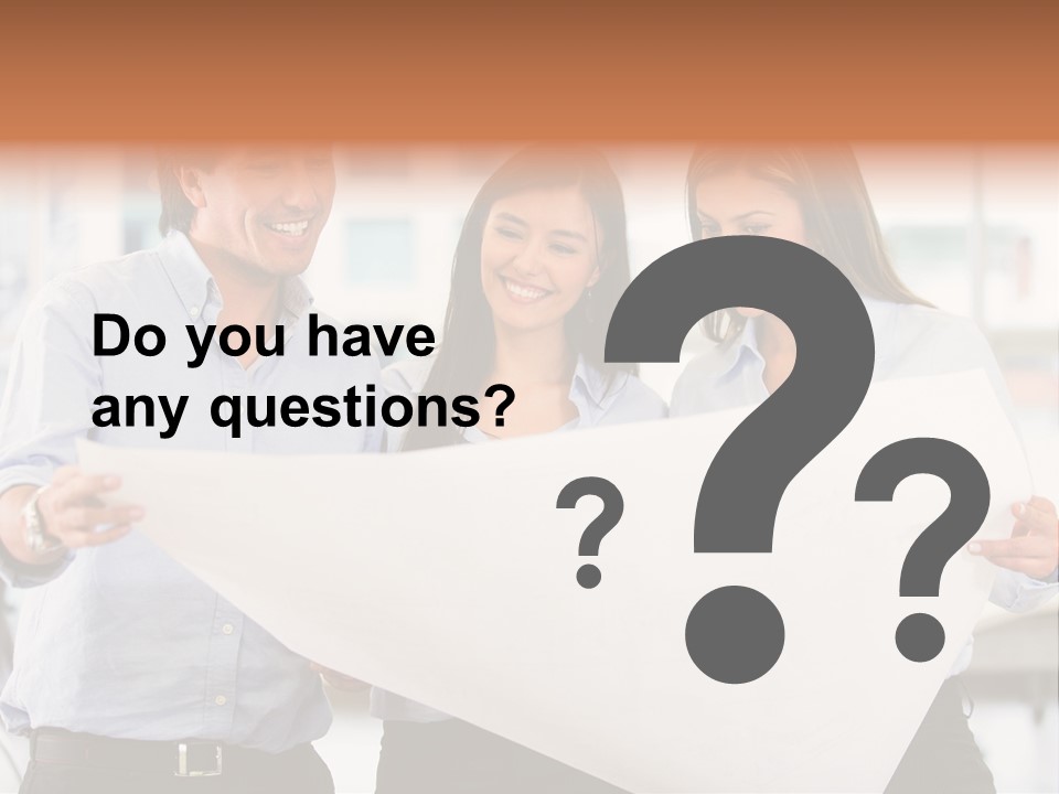 Colleagues Smiling Business PowerPoint Template