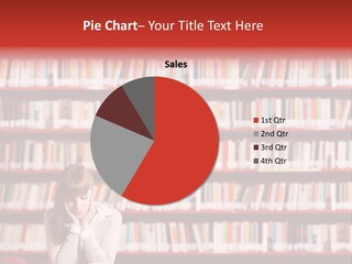 Learning Holding Bookshelf PowerPoint Template