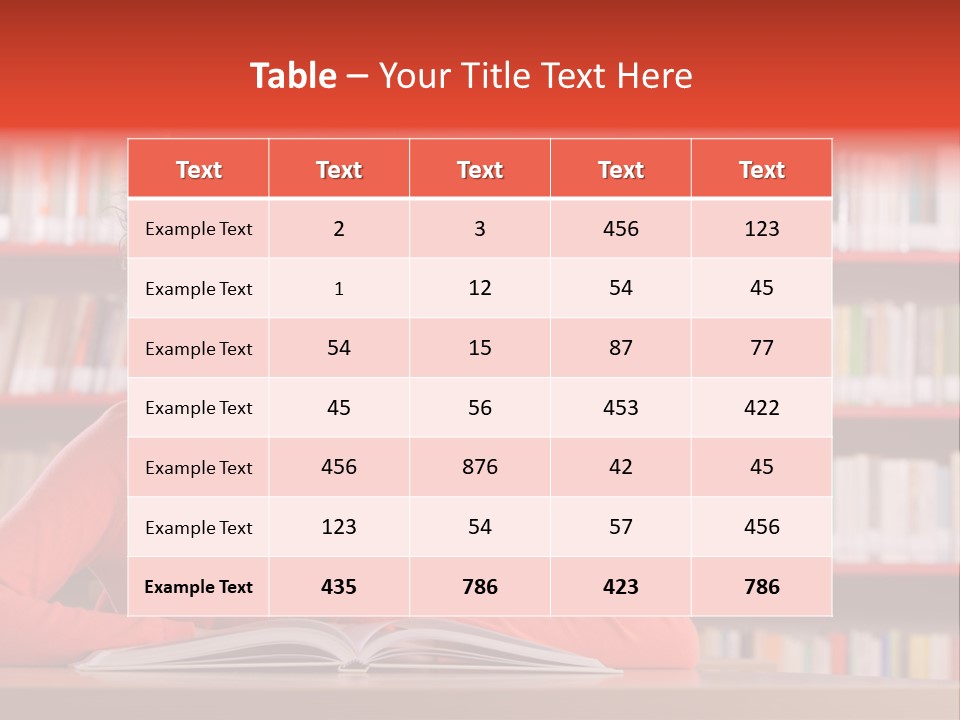 Indoors Student Curly Hair PowerPoint Template