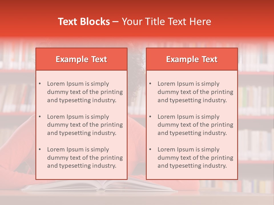 Indoors Student Curly Hair PowerPoint Template