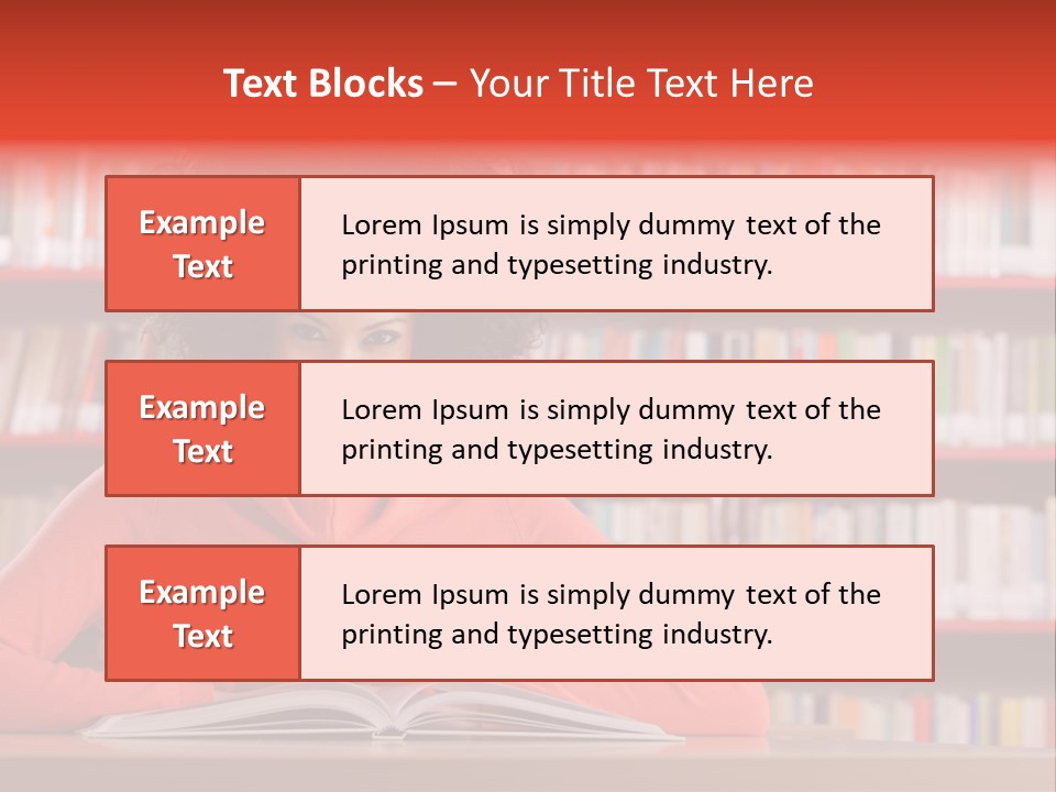 Indoors Student Curly Hair PowerPoint Template