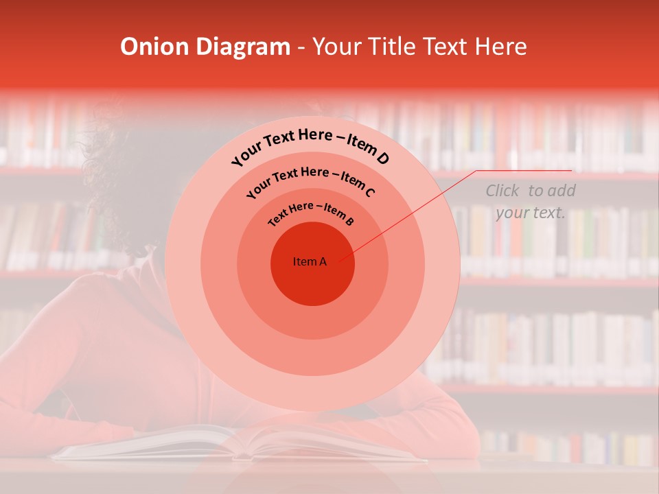 Indoors Student Curly Hair PowerPoint Template