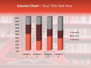 Indoors Student Curly Hair PowerPoint Template