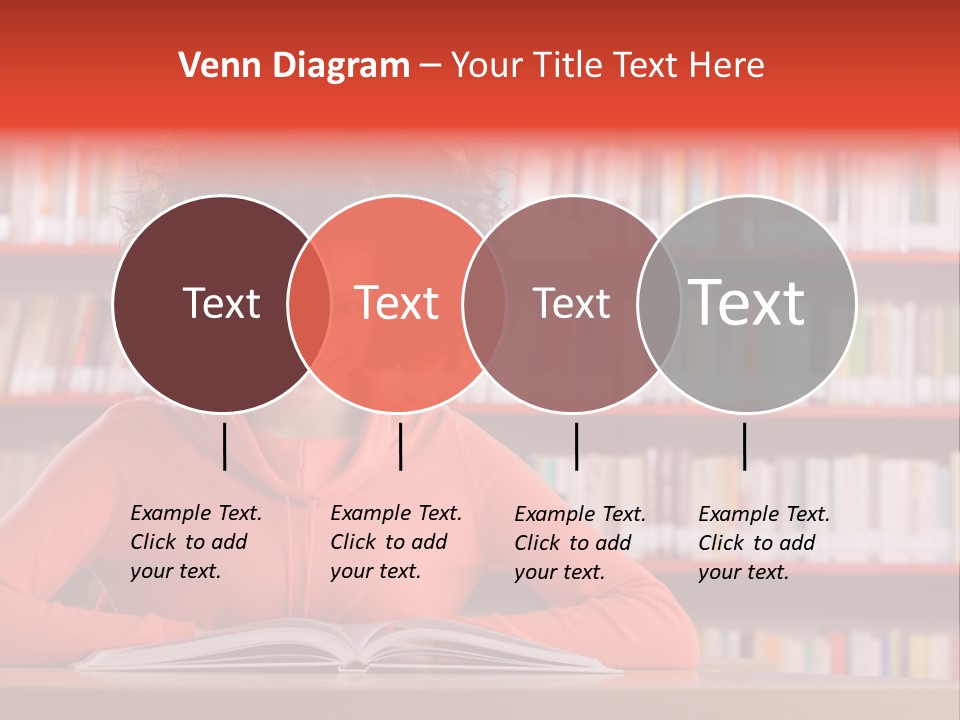 Indoors Student Curly Hair PowerPoint Template