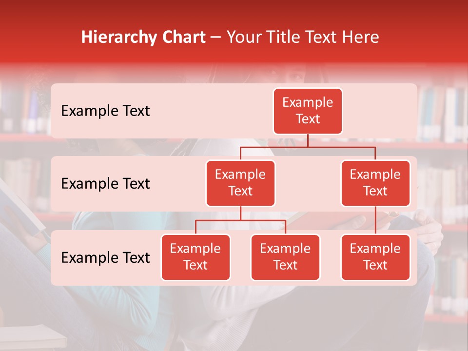 Library Male African Descent PowerPoint Template