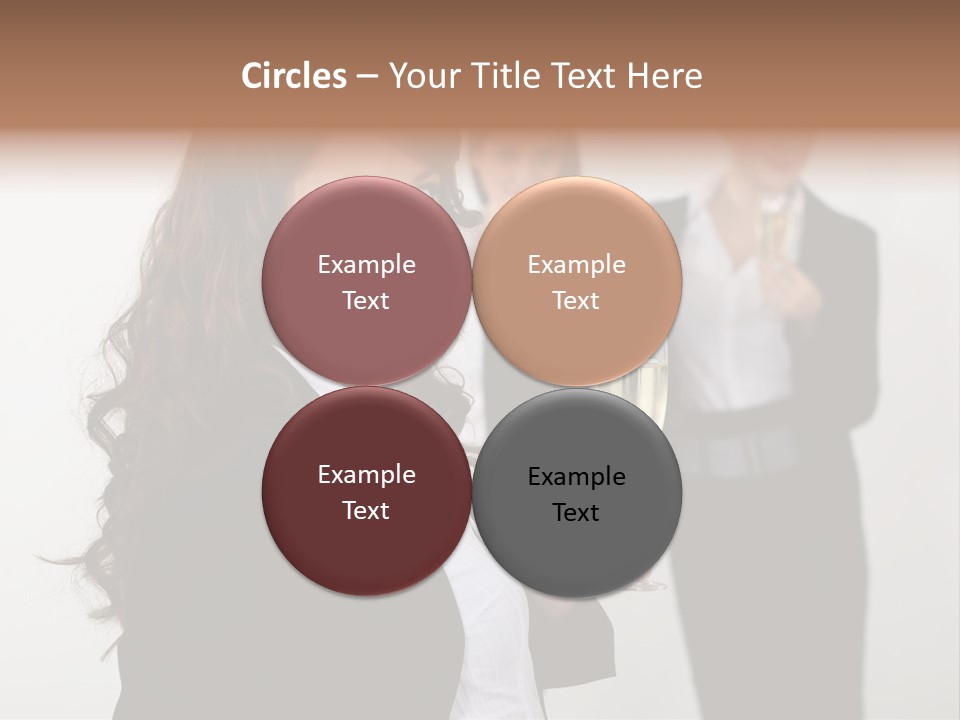 Drink Corporate Cheering PowerPoint Template