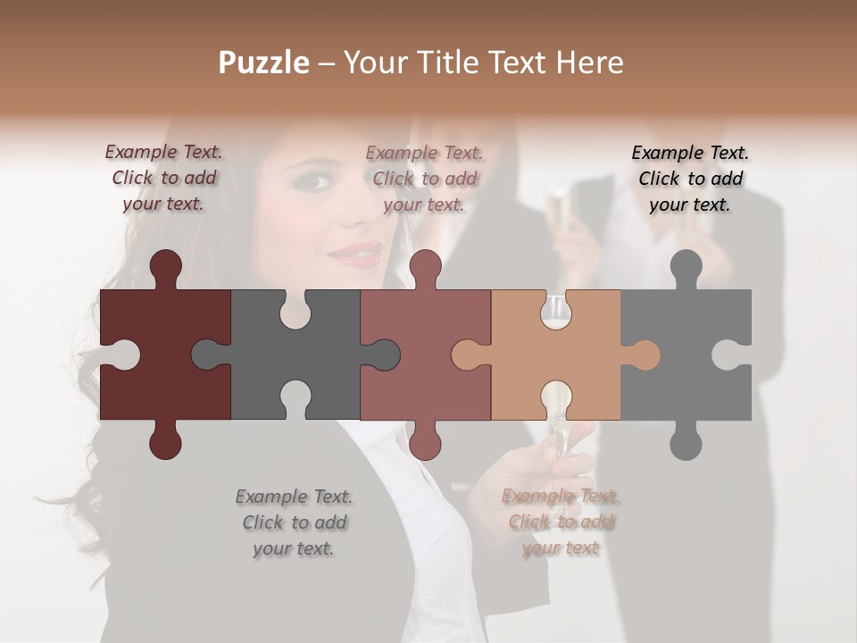 Drink Corporate Cheering PowerPoint Template