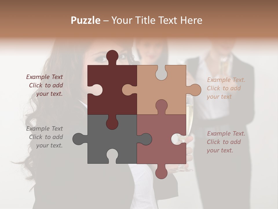 Drink Corporate Cheering PowerPoint Template