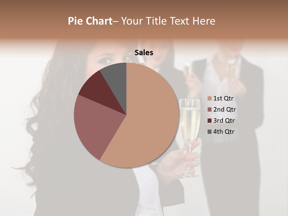 Drink Corporate Cheering PowerPoint Template