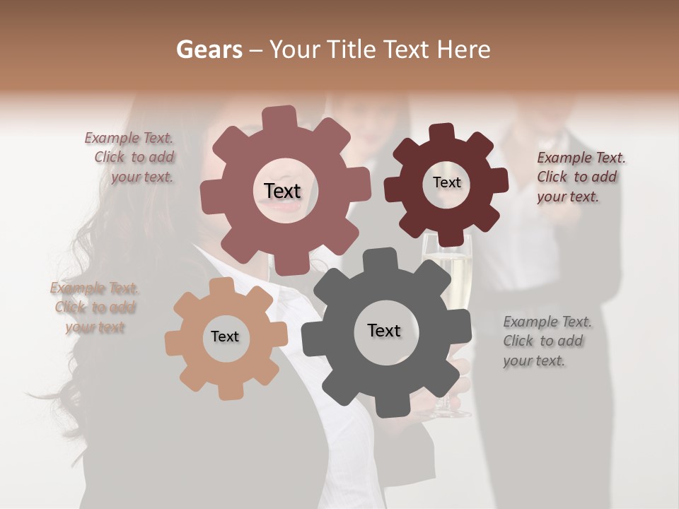 Drink Corporate Cheering PowerPoint Template