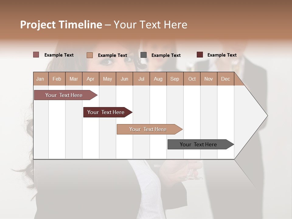 Drink Corporate Cheering PowerPoint Template