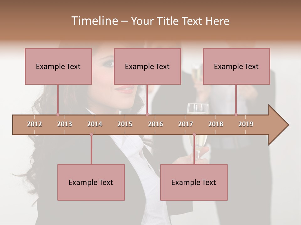 Drink Corporate Cheering PowerPoint Template