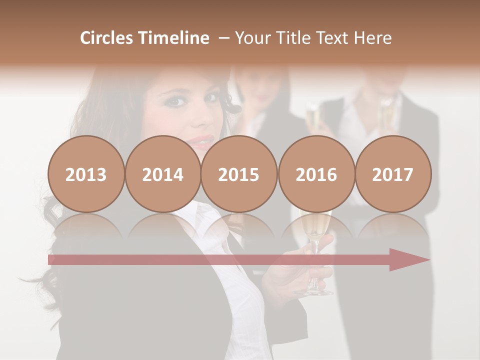 Drink Corporate Cheering PowerPoint Template