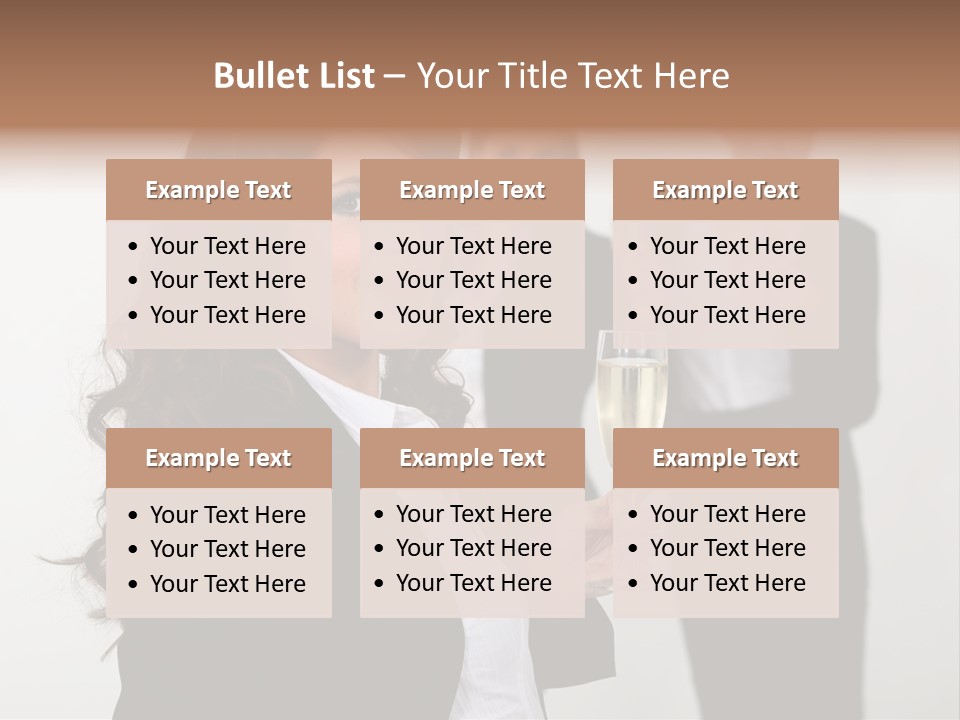 Drink Corporate Cheering PowerPoint Template