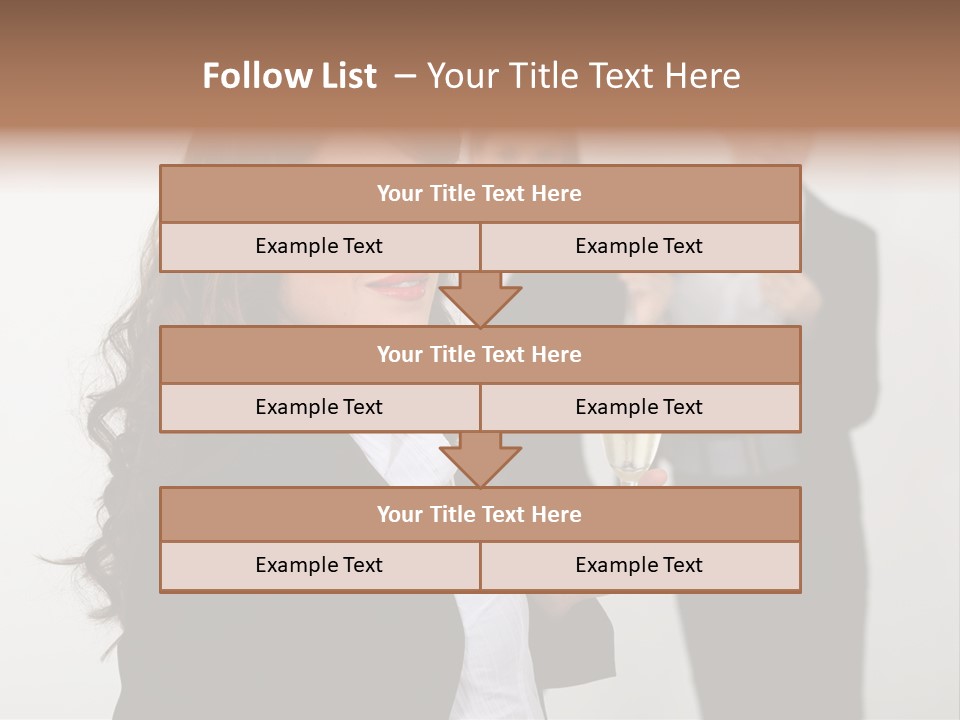 Drink Corporate Cheering PowerPoint Template
