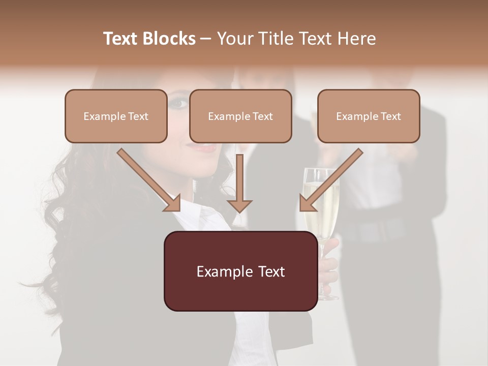 Drink Corporate Cheering PowerPoint Template