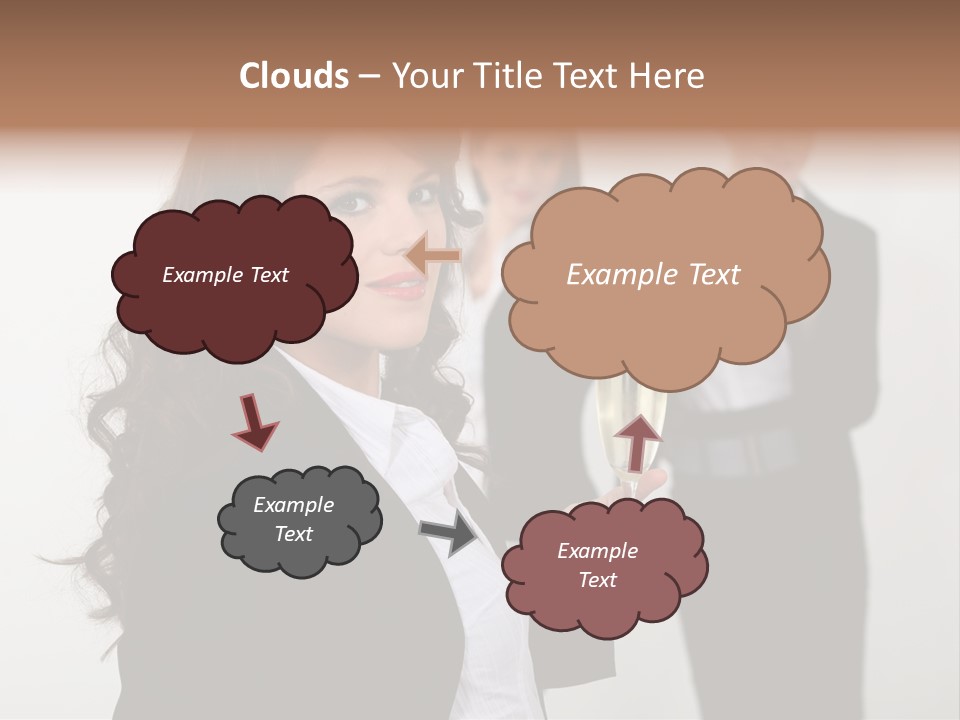 Drink Corporate Cheering PowerPoint Template