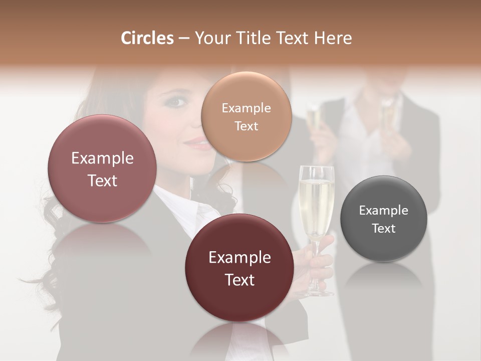 Drink Corporate Cheering PowerPoint Template