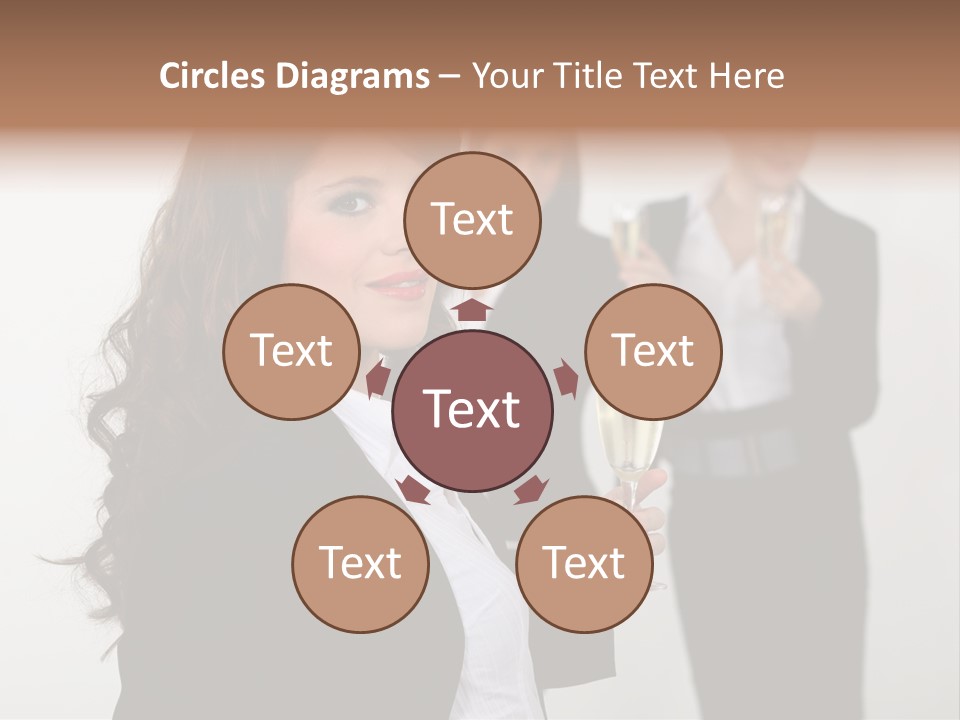 Drink Corporate Cheering PowerPoint Template