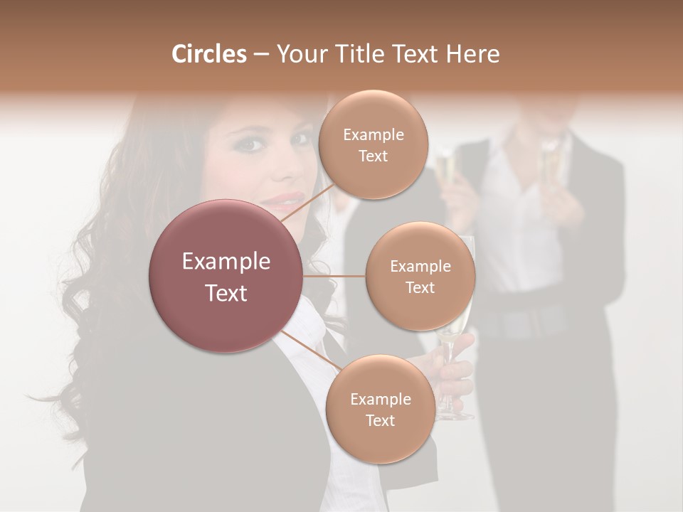 Drink Corporate Cheering PowerPoint Template