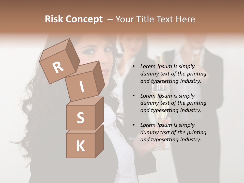 Drink Corporate Cheering PowerPoint Template