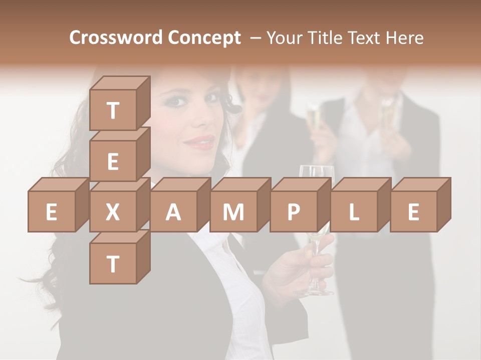 Drink Corporate Cheering PowerPoint Template