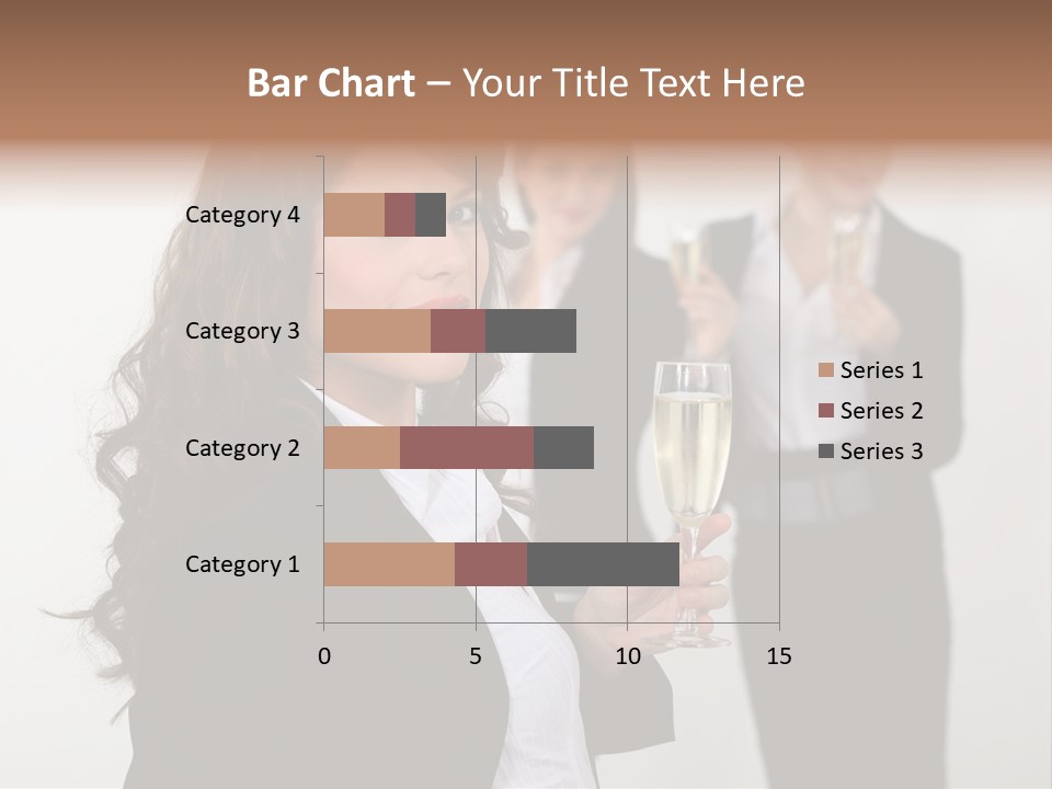 Drink Corporate Cheering PowerPoint Template