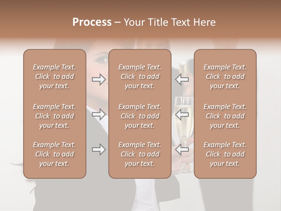 Drink Corporate Cheering PowerPoint Template