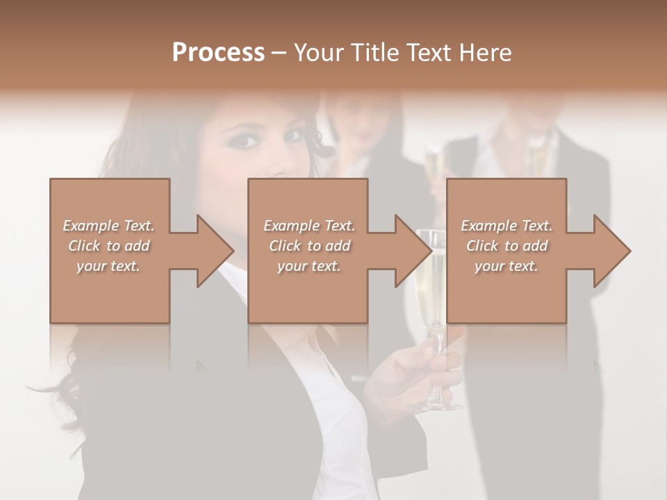 Drink Corporate Cheering PowerPoint Template