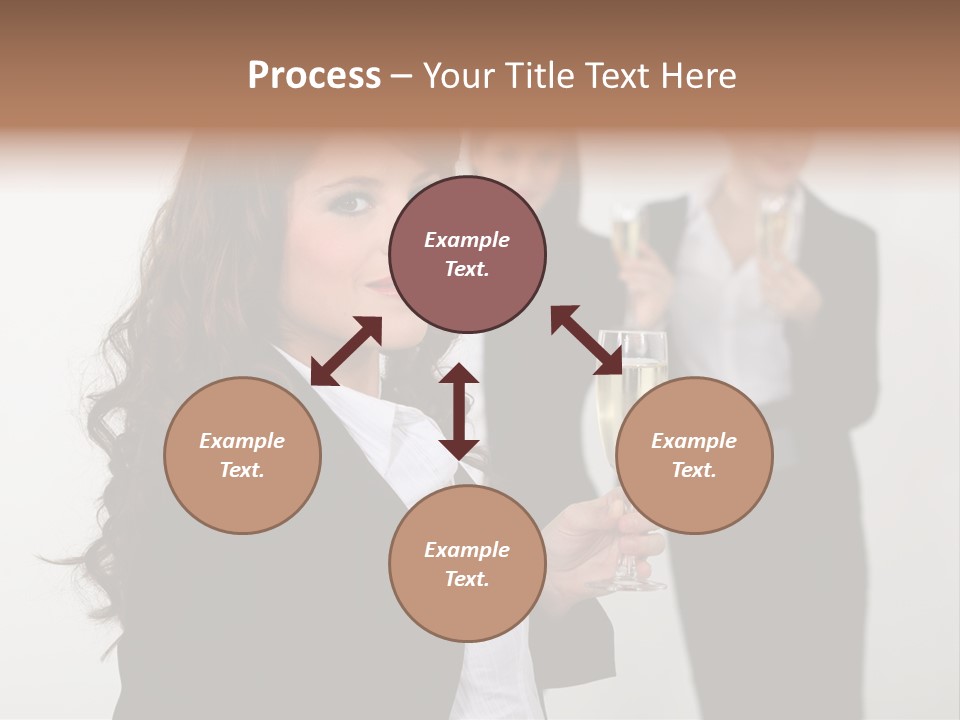 Drink Corporate Cheering PowerPoint Template