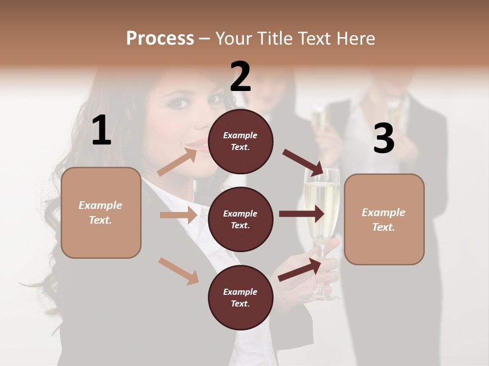 Drink Corporate Cheering PowerPoint Template