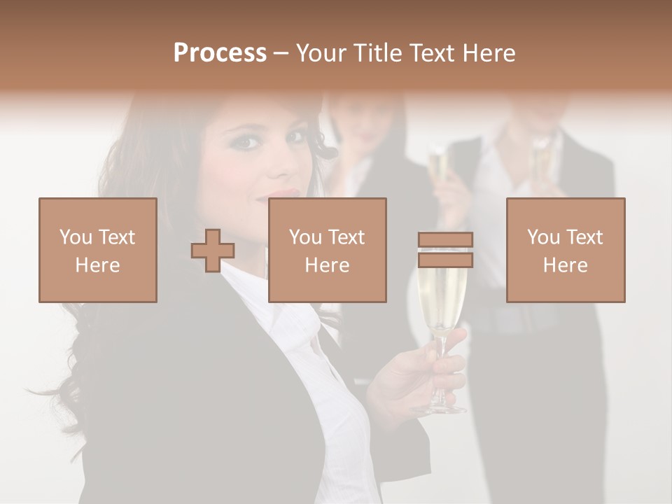 Drink Corporate Cheering PowerPoint Template